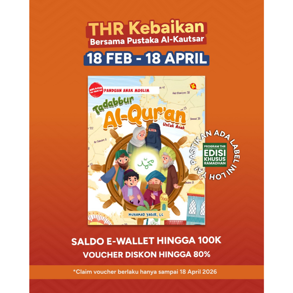 Foto Tadabbur Al-Quran untuk Anak Panduan Anak Muslim Belajar Al-Quran Original Penerbit Al-Kautsar Kids