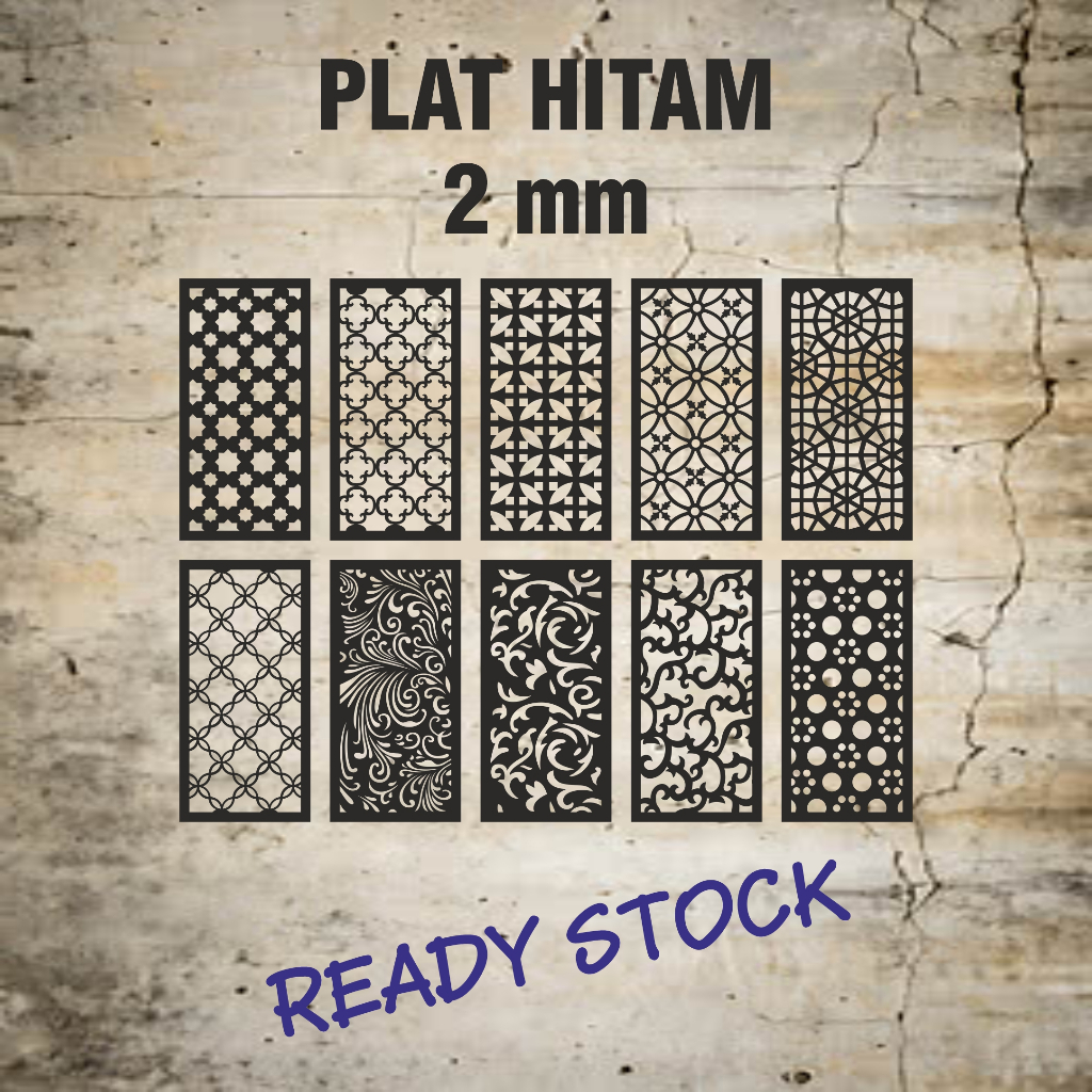 Laser Plat Pagar, Ornamen Pagar, Krawangan, Laser Cnc, Plat Cutting, Laser Cutting, Plat Pagar 40 x 