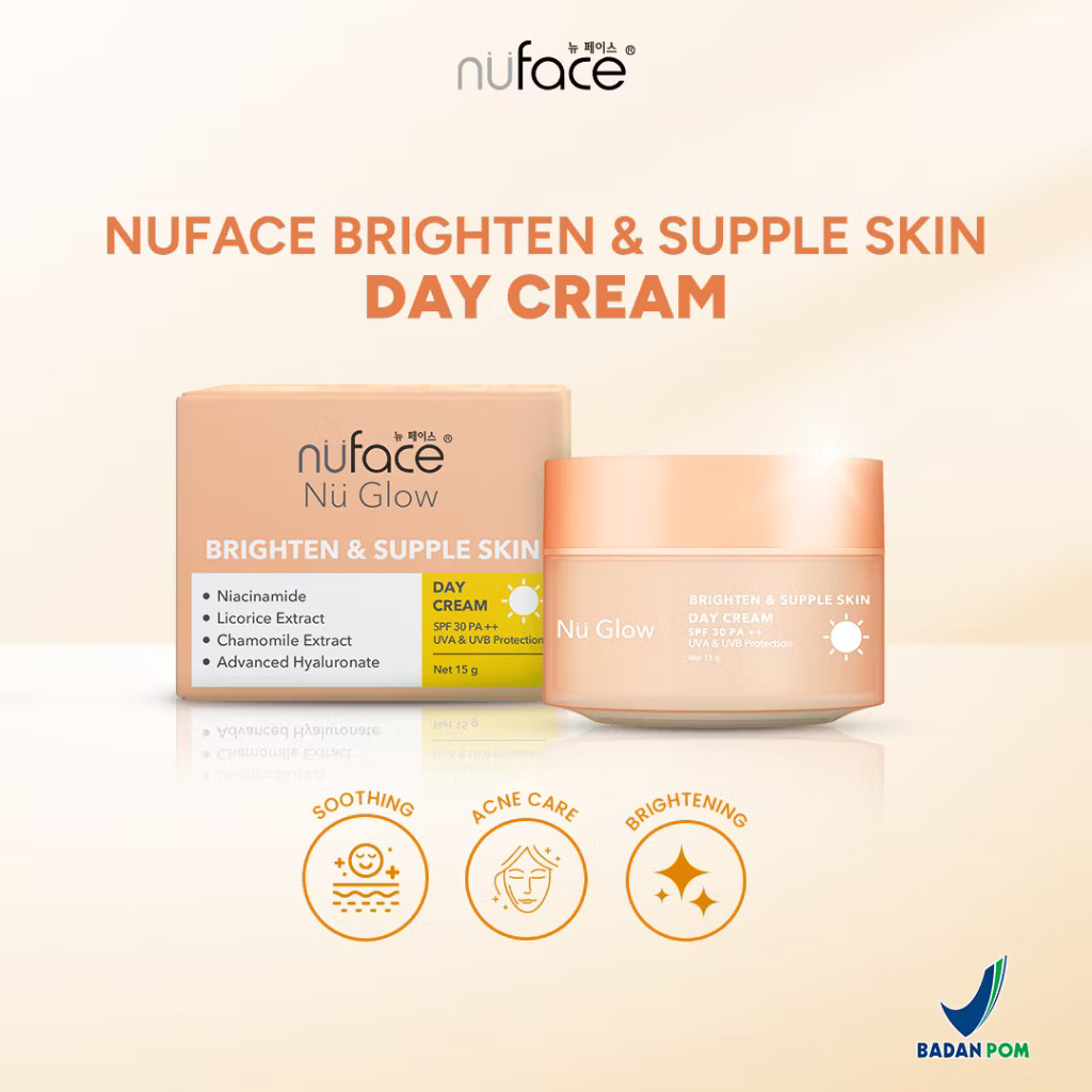 Nuface Nu Glow Brighten & Supple Skin Day Cream