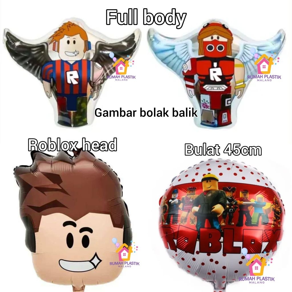 BALON FOIL ROBLOX balloon dekorasi hiasan game mainan anak online lego ulang tahun ultah happy birth