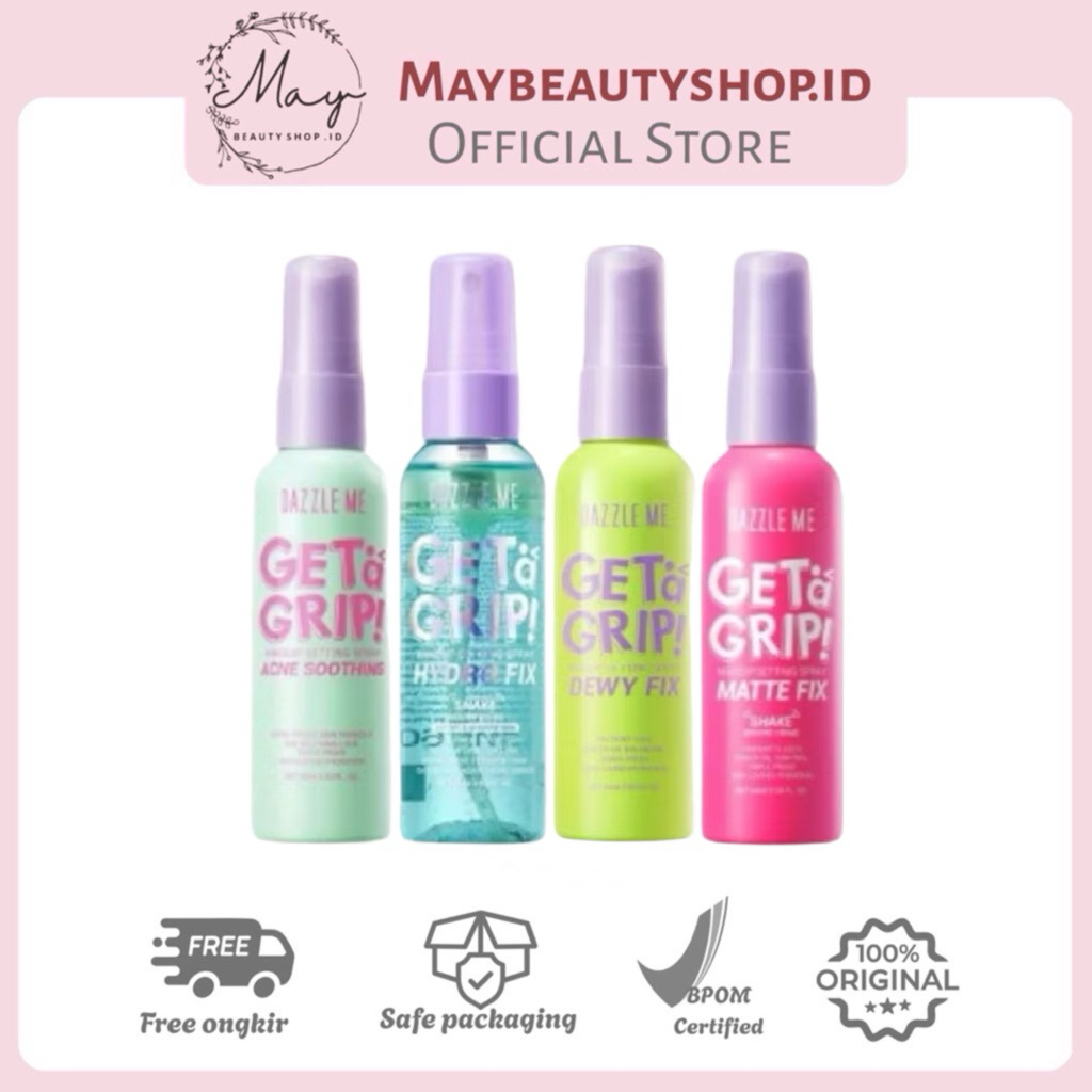 Dazzle Me Get A Grip Setting Makeup |DAZZLE ME SETTING SPRAY | DAZZLE ME FACIAL MIST