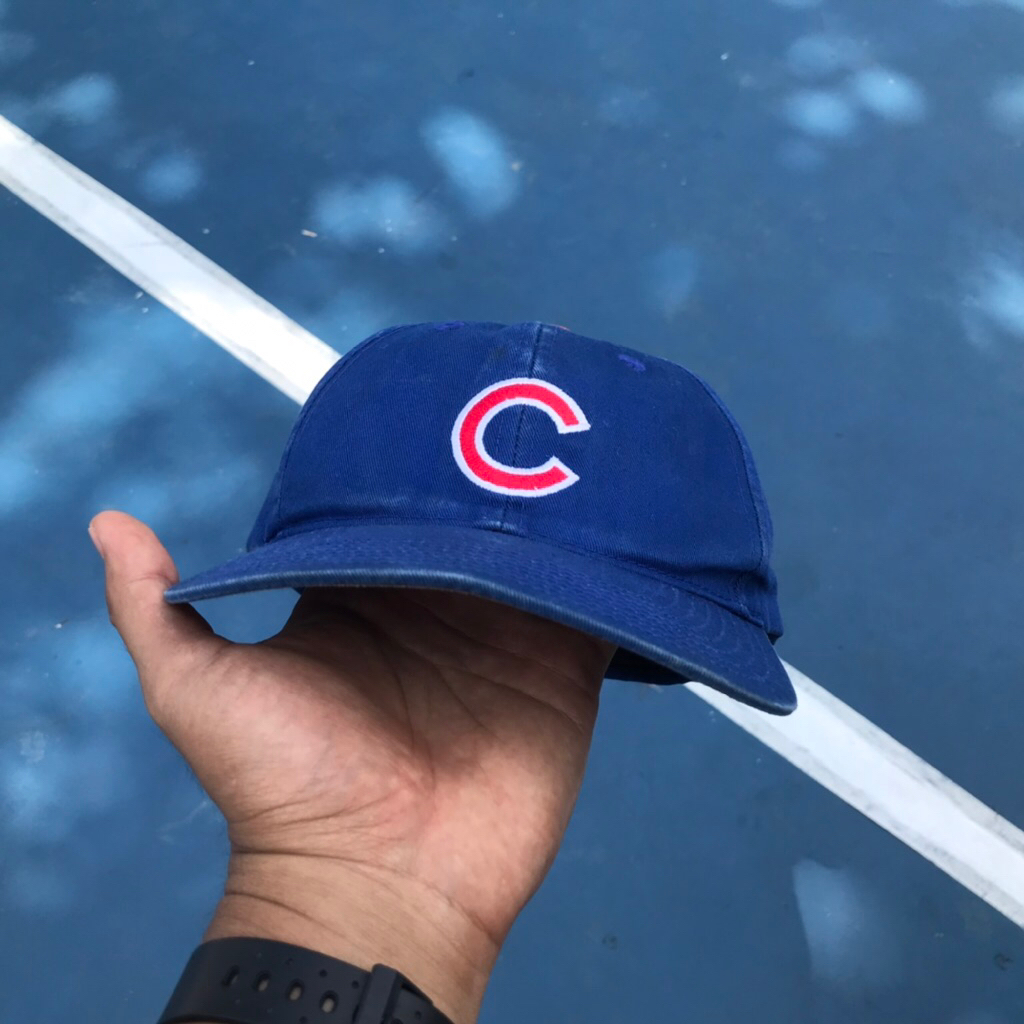 Chicago Cubs Navy MLB Team Baseball Cap | Topi Baseball MLB Chicago Cubs