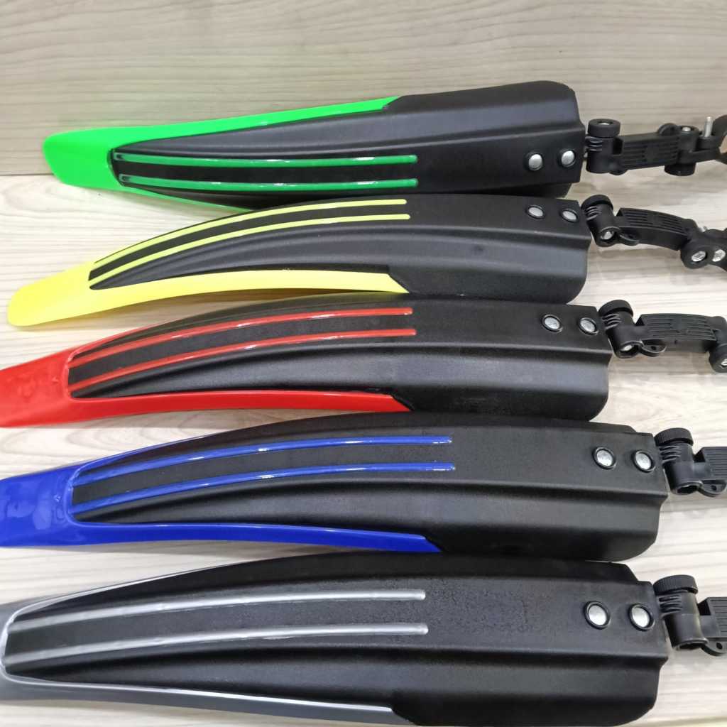 Spakbor Sepeda Exotic ET-C608-1 Set Depan Belakang 31cm 54cm Fender Mudguard MTB BMX  20/24/26/27.5 