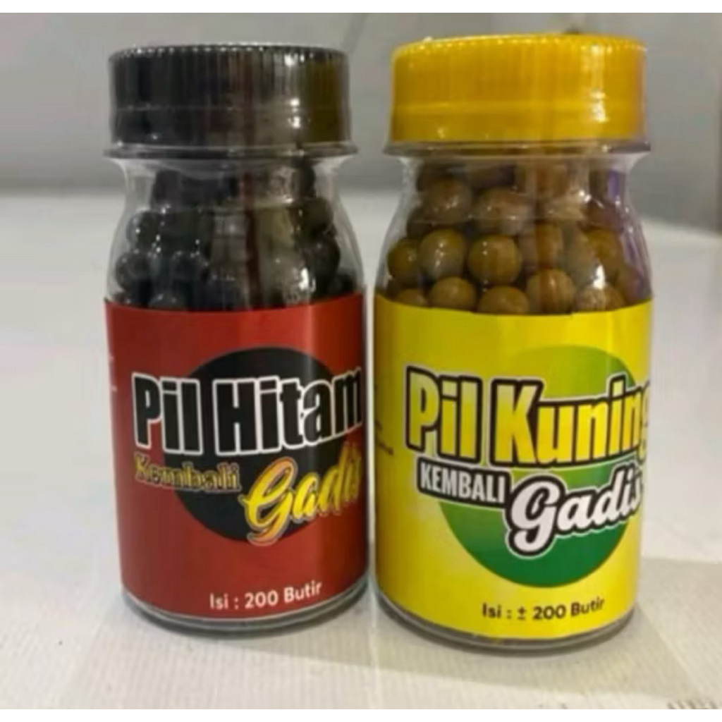 JAMU PIL HITAM + PIL KUNING KEMBALI GADIS