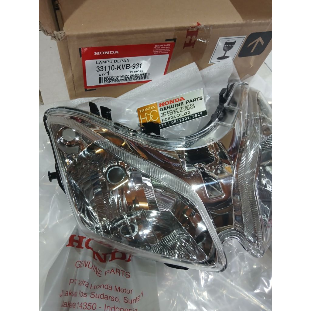 33110 KVB 931 LAMPU DEPAN VARIO 110 KARBU ORIGINAL AHM