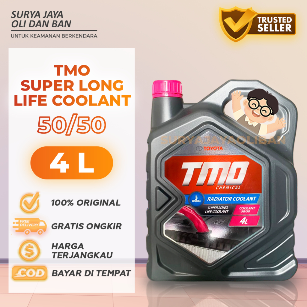 Air Coolant TMO Super Long Life Coolant 50/50 4L / Air Radiator Mobil Toyota