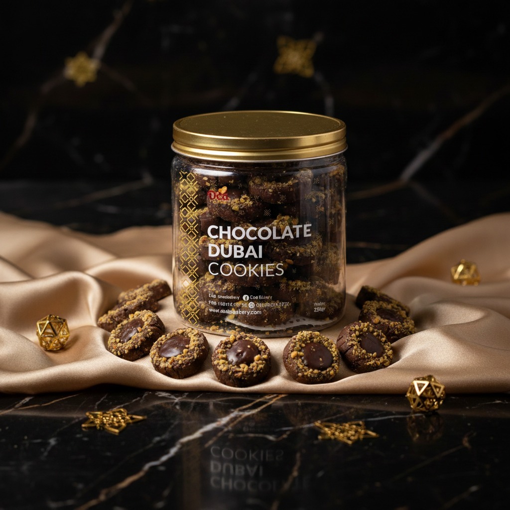 Kue Kering Dubai Chocolate Cookies DEA BAKERY