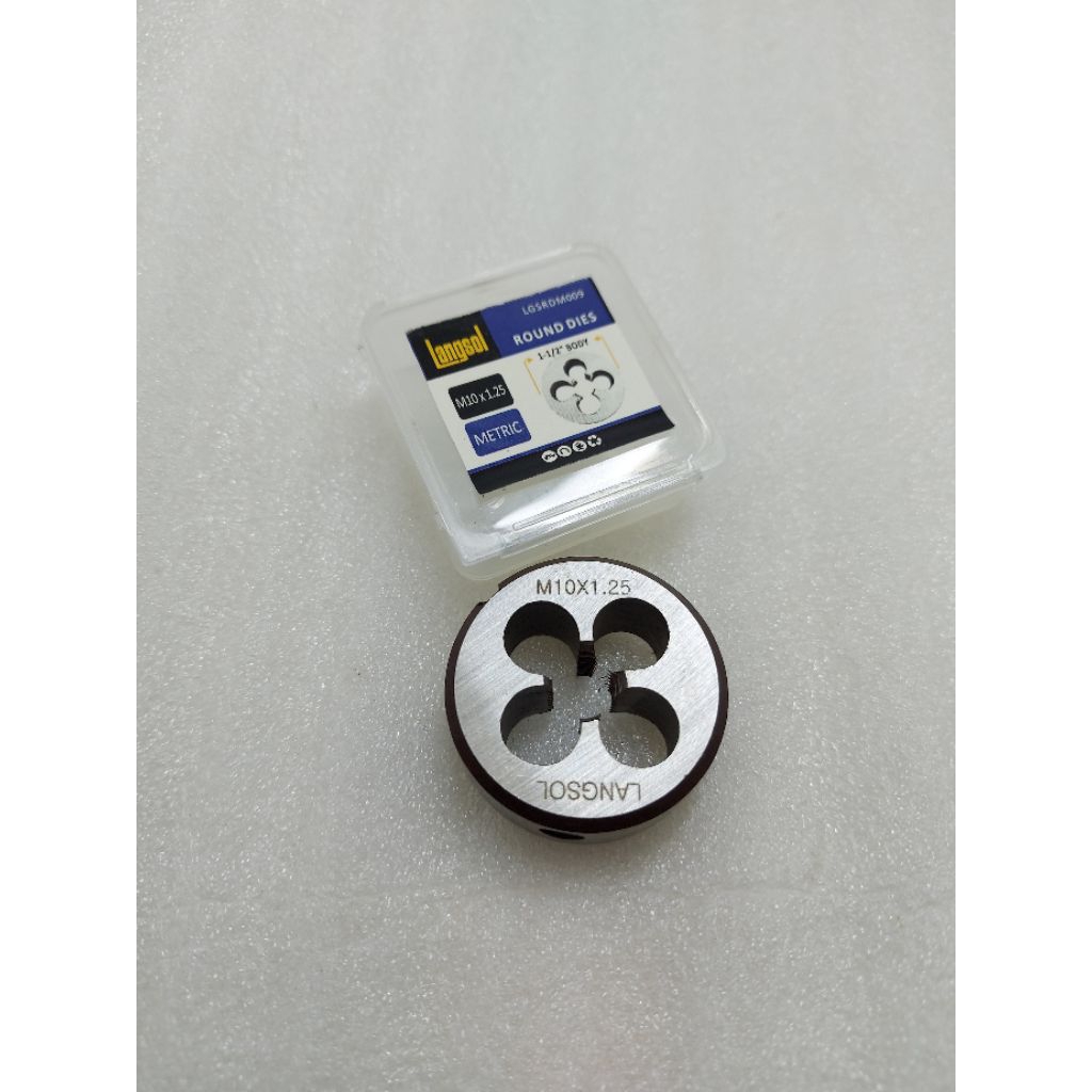 Senai M10×1,25  Round dies M10×1.25 HSS senai M10×1,25 baut kunci 14