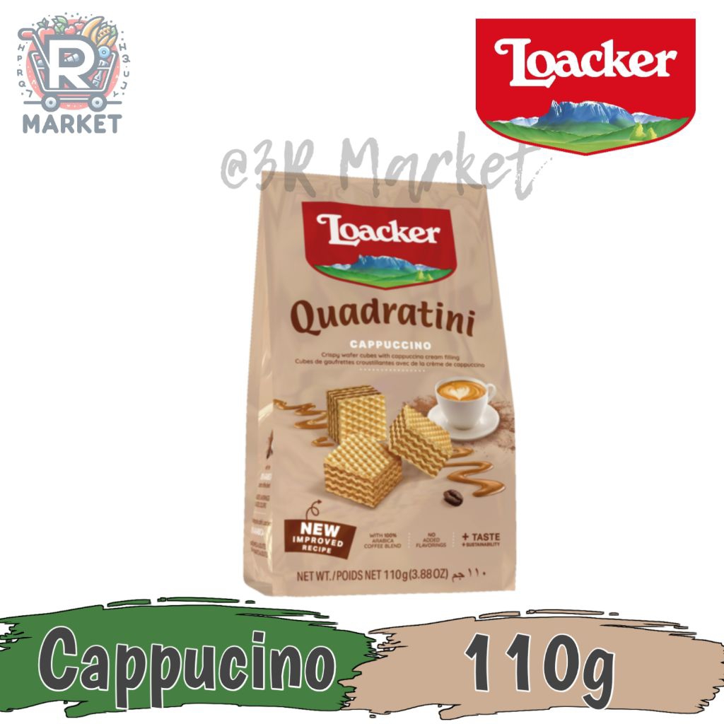 Loacker Quadratini Cappucino Wafer Loacker