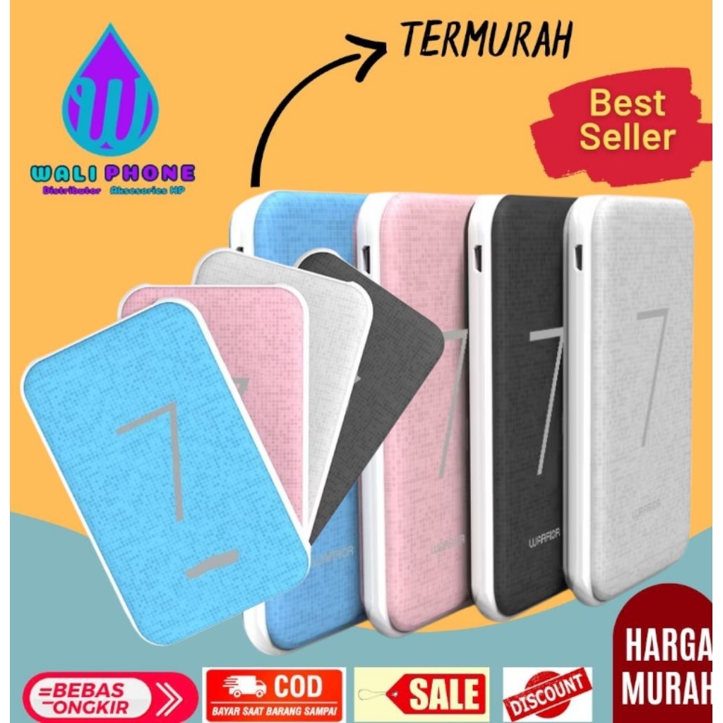 powerbank mini slim tipis xiaomi/samsung usb baterai cadangan kapasitas kecil 5000mah/98000mah charg