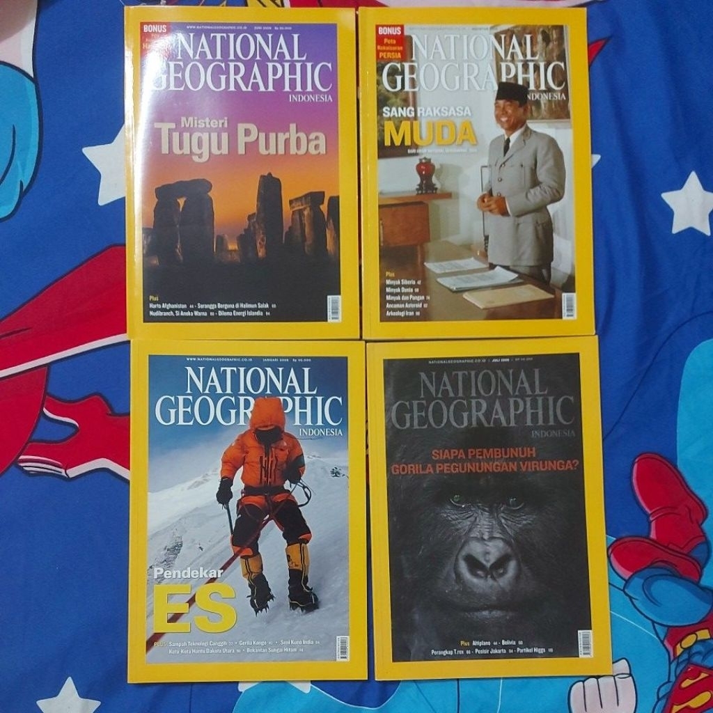 Majalah National Geographic 2008 preloved