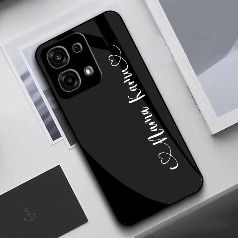 Custom Nama Softcase Glass Untuk Semua Tipe HP - Softcase Glass - Custom Case Nama - Softcase Custom