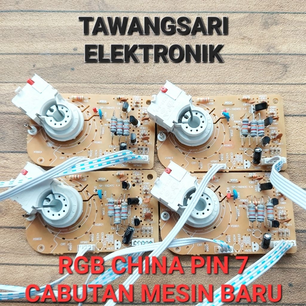 Rgb TV China Pin 7 Cabutan Mesin Baru