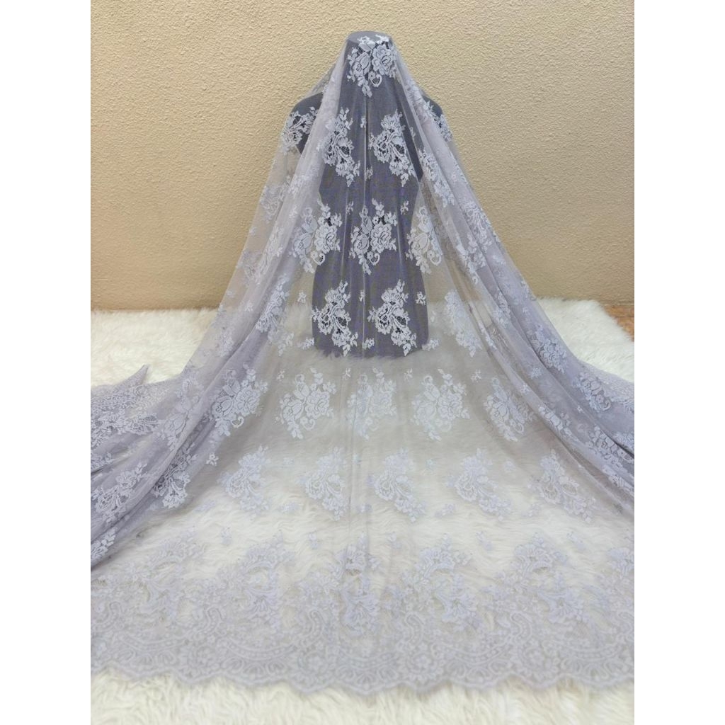 Bakal Kebaya Bahan Kebaya Brokat Pengantin Brokat Semi France 3 Mtr