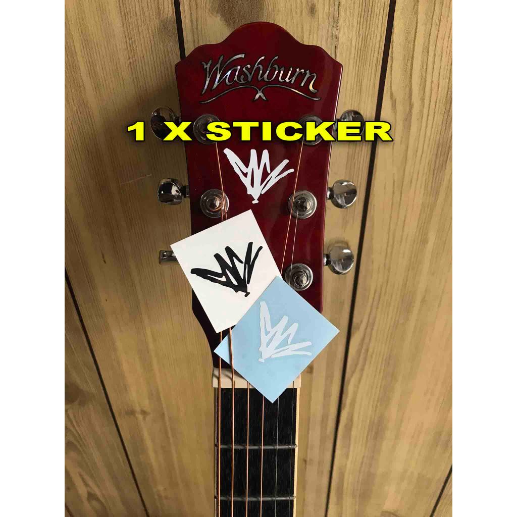 Chris Cornell Signed Sticker Signature Autograph Logo Headstock Gibson Sign Tanda Tangan Gitar Lespa