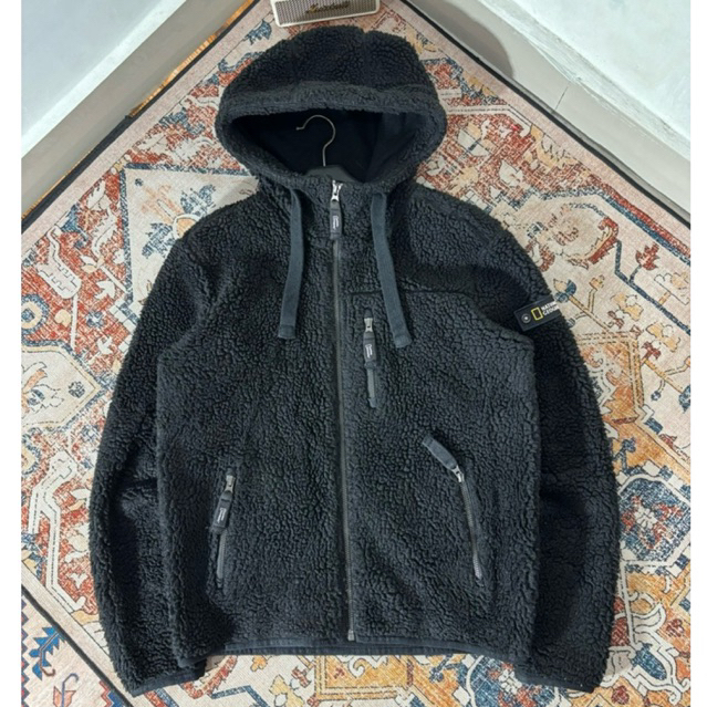 ZIP HOODIE NATIONAL GEOGRAPHIC PATCH