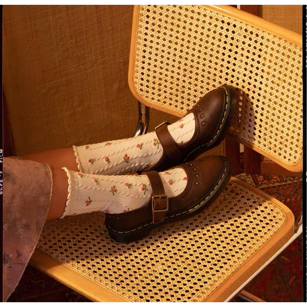 [FAST PO] DR MARTENS DOCMART FLOWER MARY JANE HORSE | dr martens original 100%
