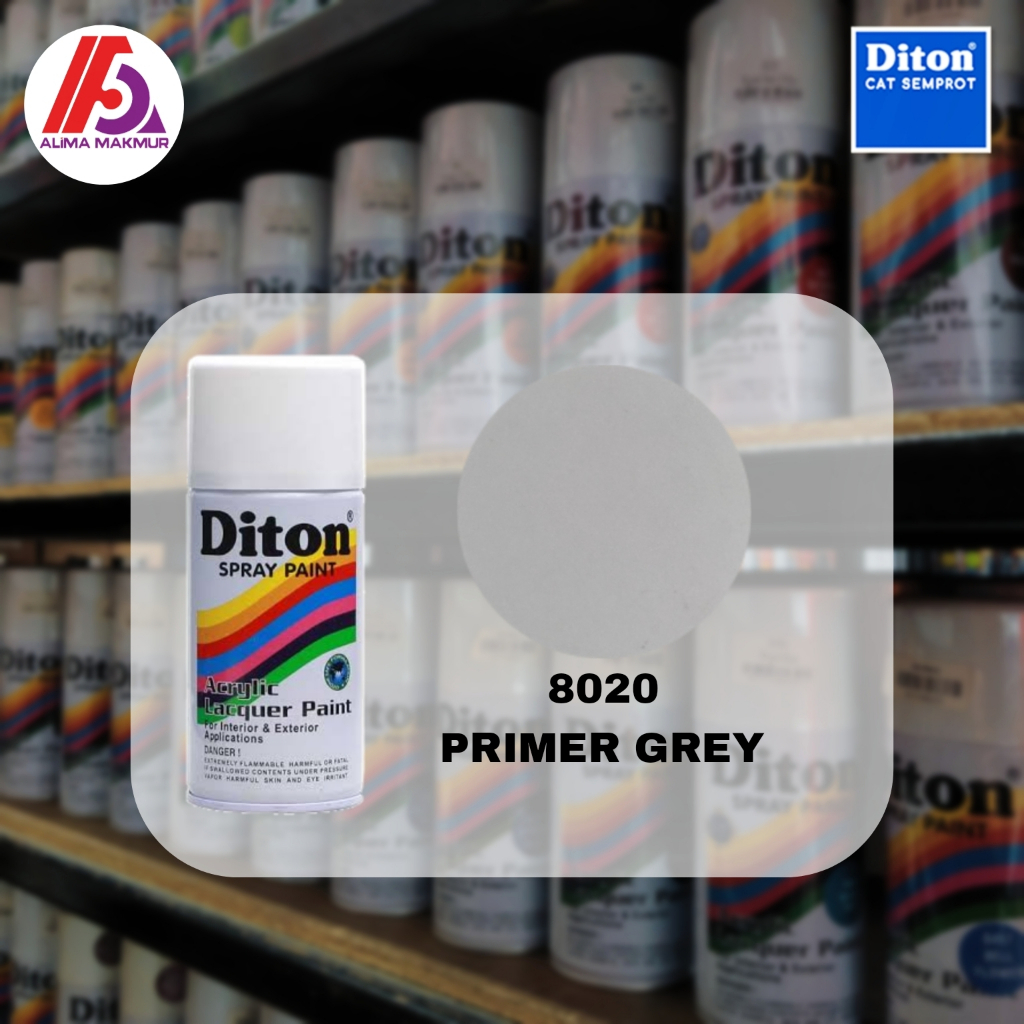 Diton Acrylic 8020 Primer Grey 300cc / Pilok Diton Primer Grey / Pilok Diton Epoxy / Pilok Epoxy Dit