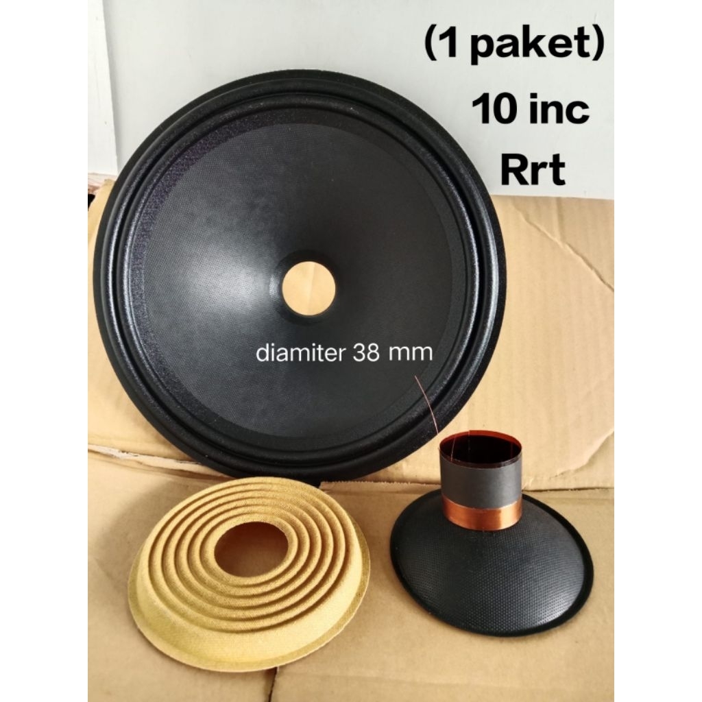 Daun kertas speaker 10 inc RRT 1 paket