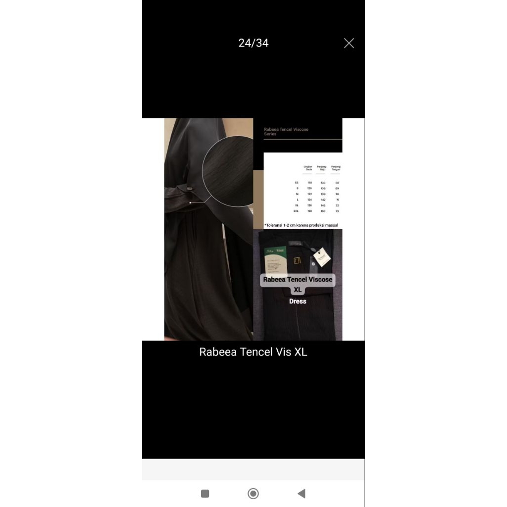 ditsy Rebeea tencel viscose jetblack