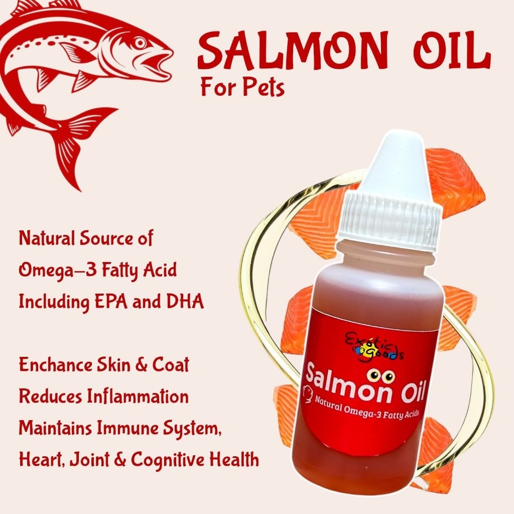 PET SALMON OIL 30 ml MINYAK IKAN SALMON ALASKAN SALMON OIL SUGAR GLIDER SALMON OIL ANJING SALMON OIL