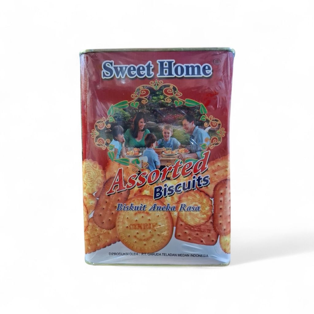 ROTI KALENG GTB SWEET HOME SEGI ISI 900 GRAM/BISKUIT KALENG ANEKA RASA