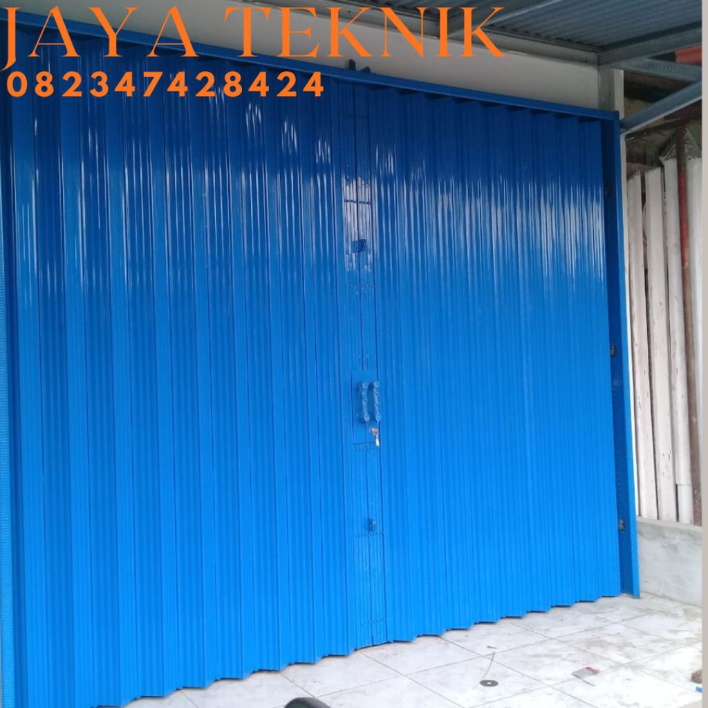 Rolling door galvalum dan aluminium
