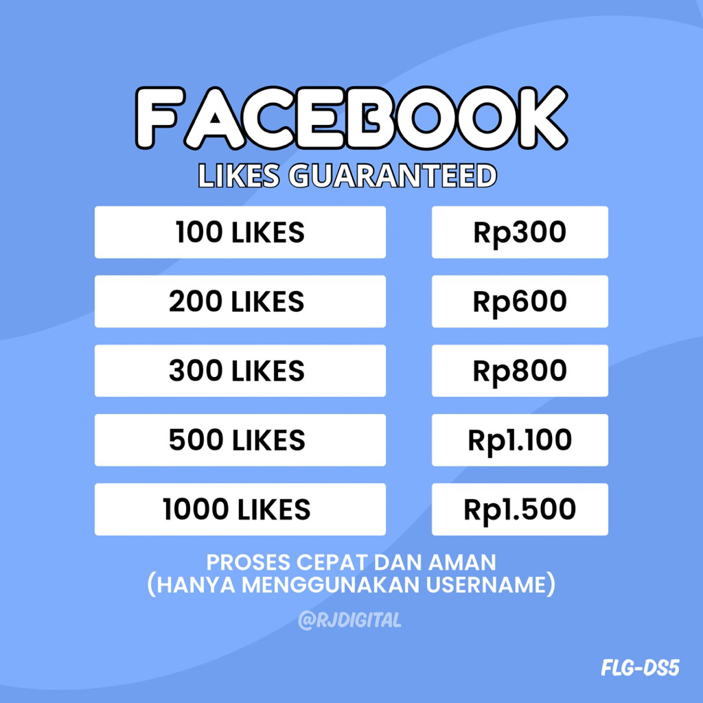 1K POST FACEBOOK LIKES HIGH QUALITY | TANDA SUKA FACEBOOK NON DROP | LIKES FACEBOOK BERGARANSI