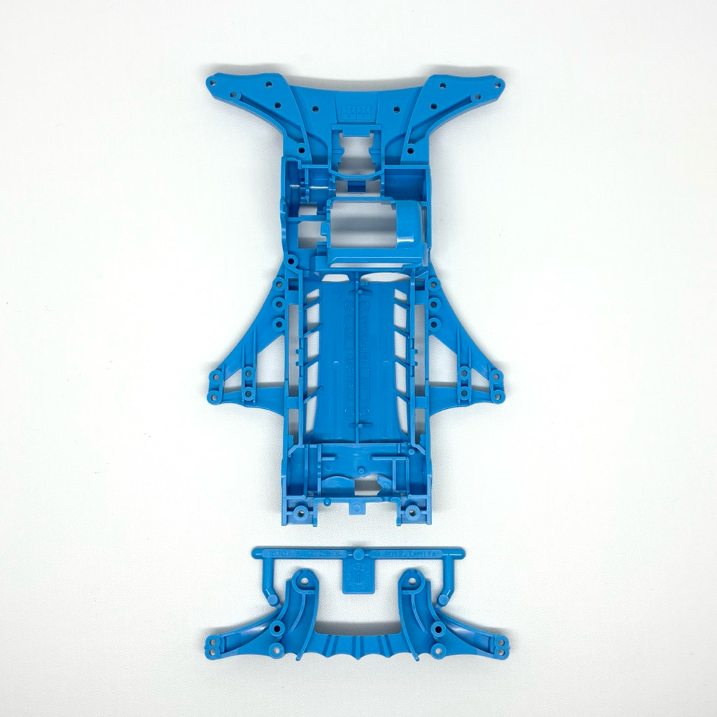 Tamiya FM-A FMA Chassis Light Blue Biru Muda TKC Loose Part Original