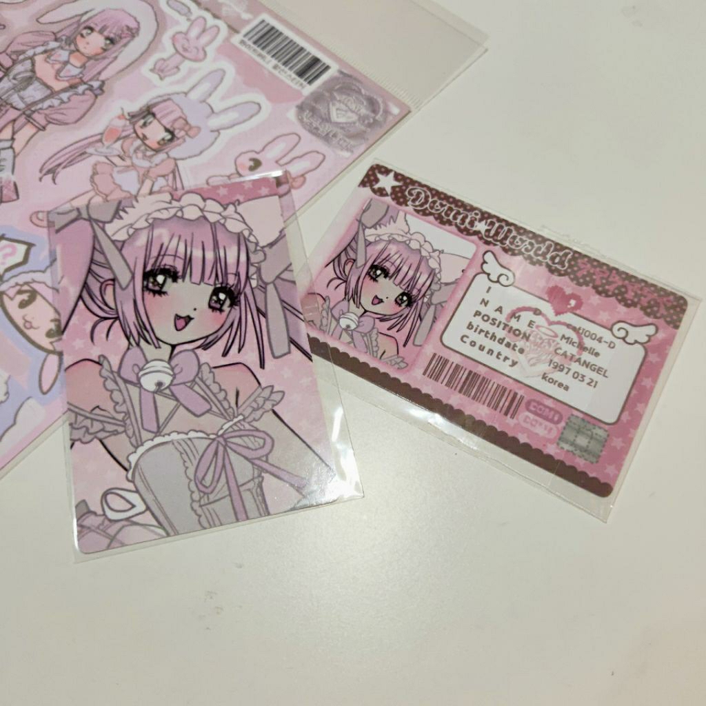 Domi World Cat Angel ID Card - DMWD