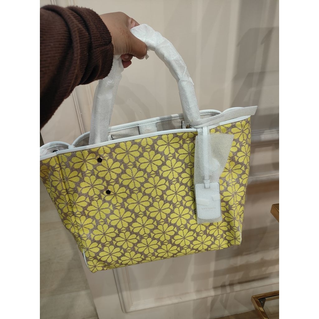 KS JACQUARD YELLOW WHITE BUTIK
