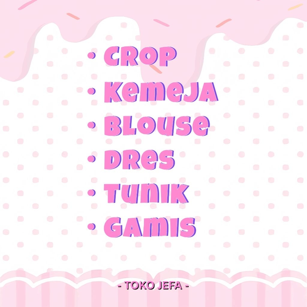 Dres/Atasan wanita