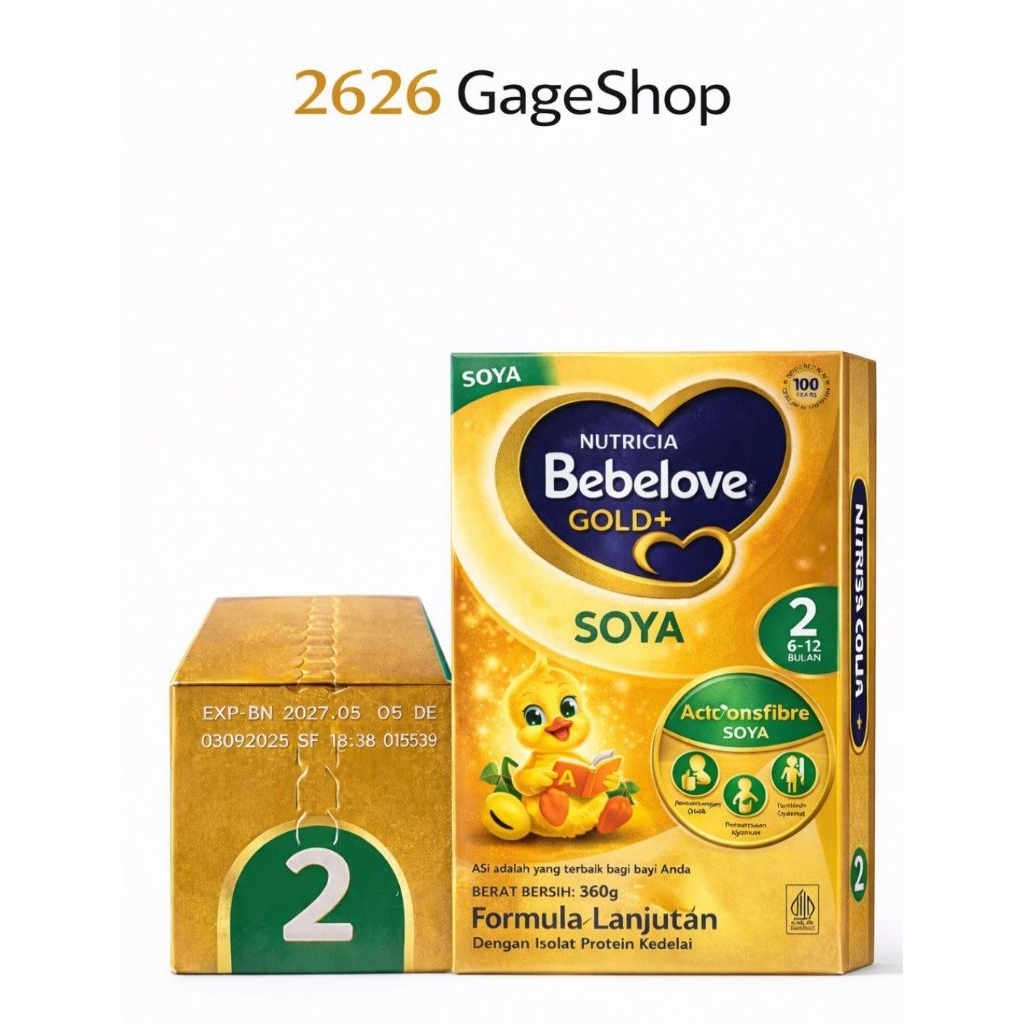 Bebelove Gold+ Soya [6-12Bulan] 360gr