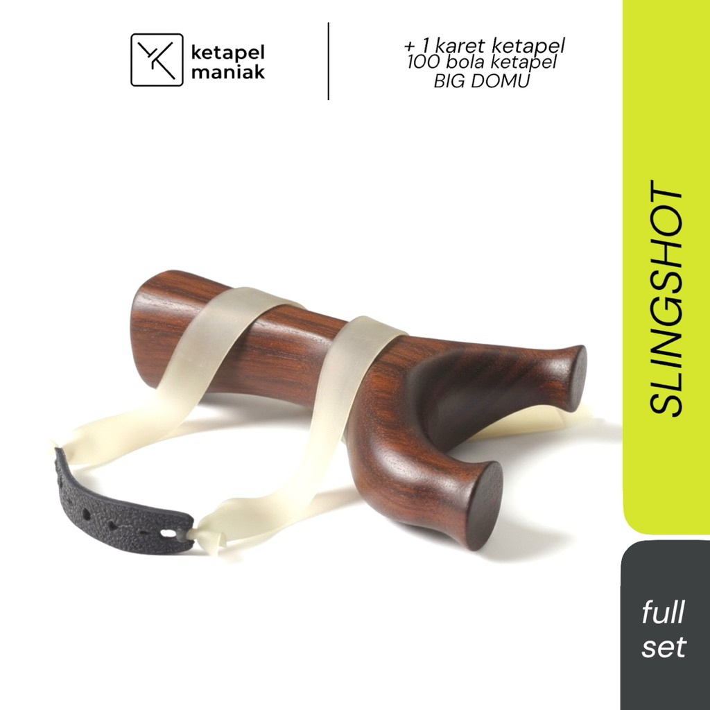 ketapel cagak vietnam big domu sonokeling / ketapel kayu profesional perlombaan / slingshot catapult