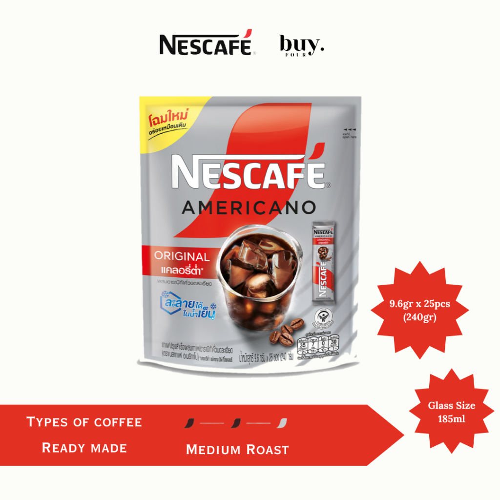 Nescafe Americano Kopi Hitam Original - Kopi Hitam Viral