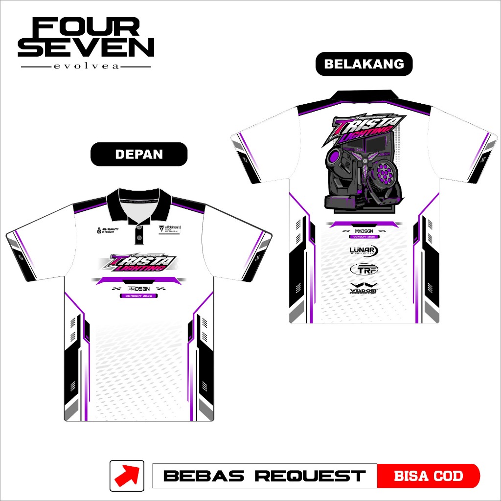 Kaos Baju Jersey Sound System Tukang Lighting Bisa Ganti Nama Bisa Ganti Sponsor Bebas Request Jerse
