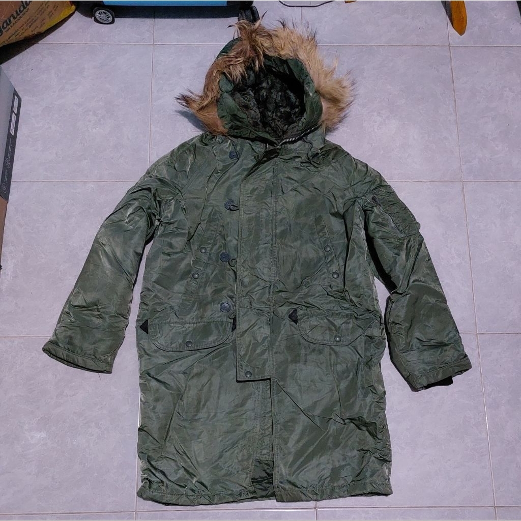 JAKET ARMY WINTER PARKA N3B MADE IN USA
