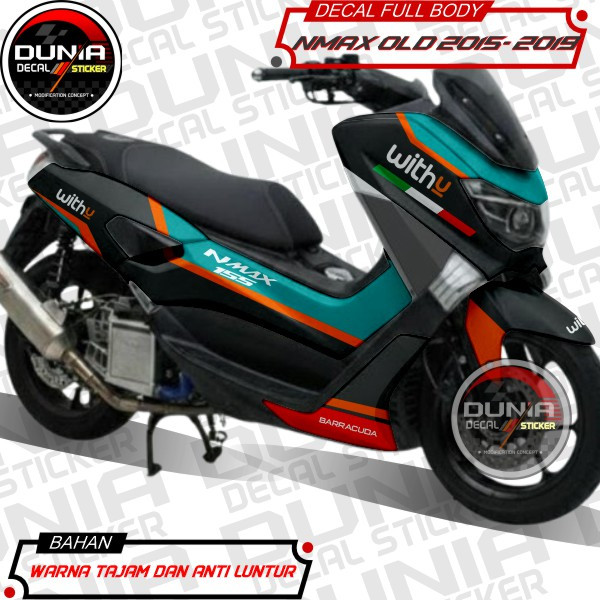 Decal Nmax Old polos Stiker full body yamaha nmax sticker motor nmax motif With U COD