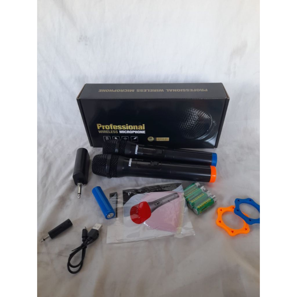 Mic wireless tanpa kabel  shure Es-v2