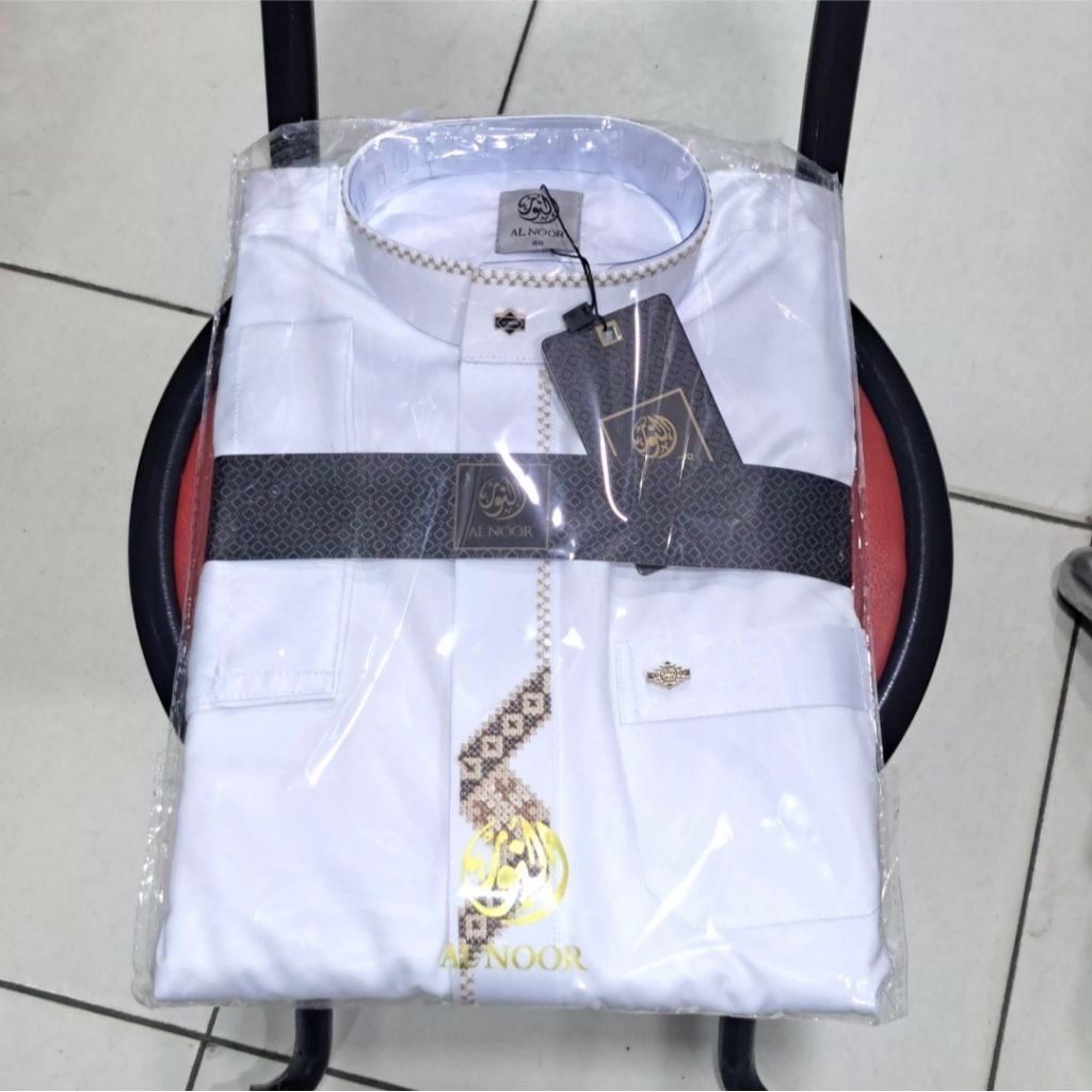 JUBAH GAMIS AL NOOR SAUDI POLYSTER DEWASA DAN REMAJA BORDIR TERBARU