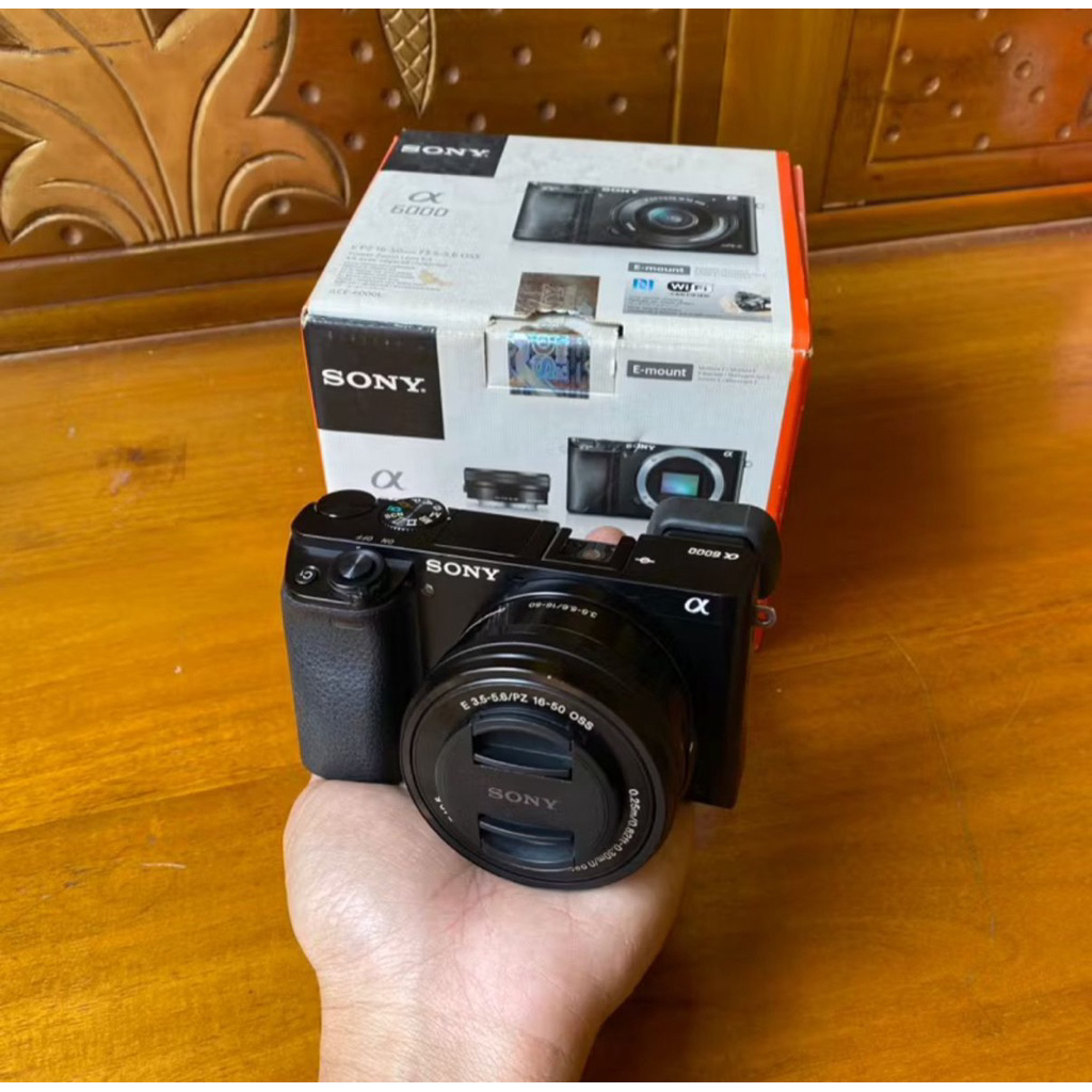 Sony A6000 Lensa Kit Mulus Sc Rendah