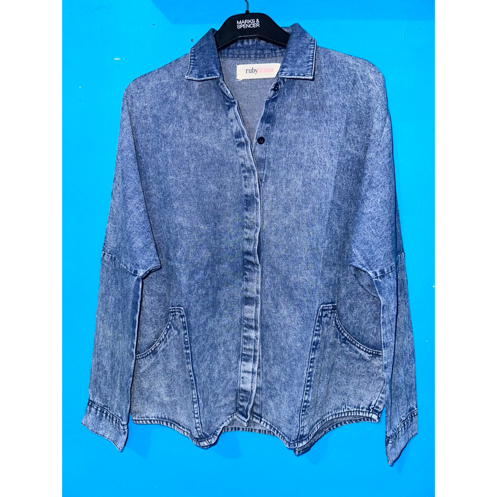 Kemeja Jeans Rubylicious