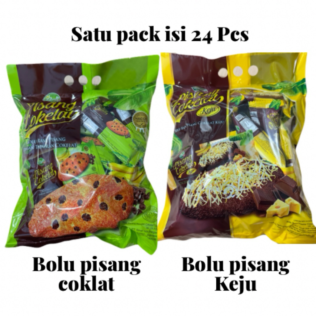 Termurah Bolu Pisang Coklat! - Isi 24 Pcs