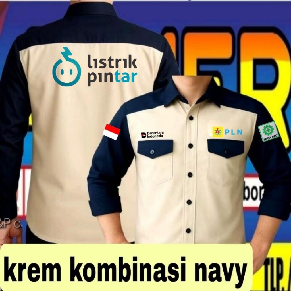 KEMEJA PLN baju PLN seragam PLN pdh PLN Kemeja kerja PLN baju kerja PLN seragam kerja PLN Pdh kerja 