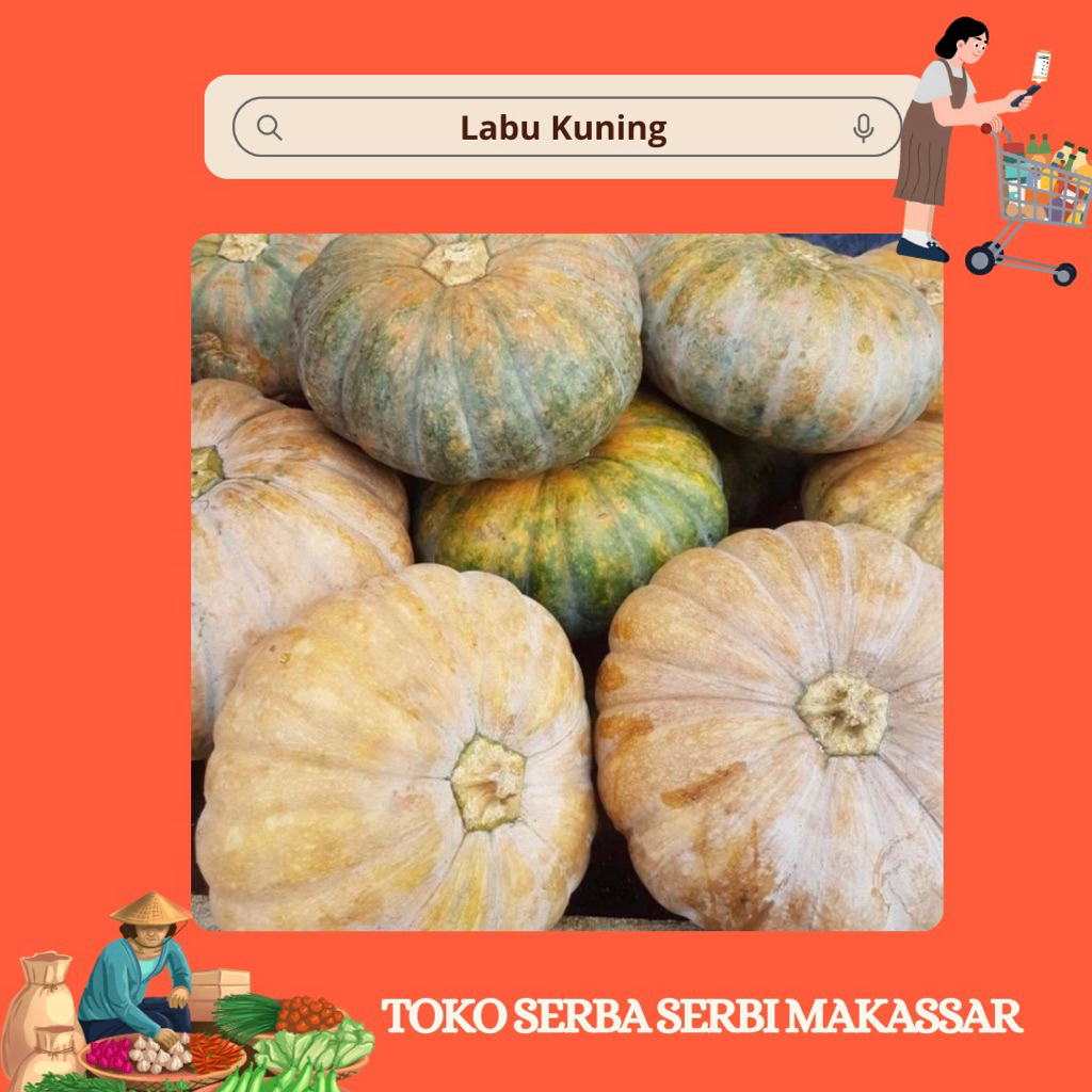 Labu Kuning Segar - TOKOSERBASERBIMKS
