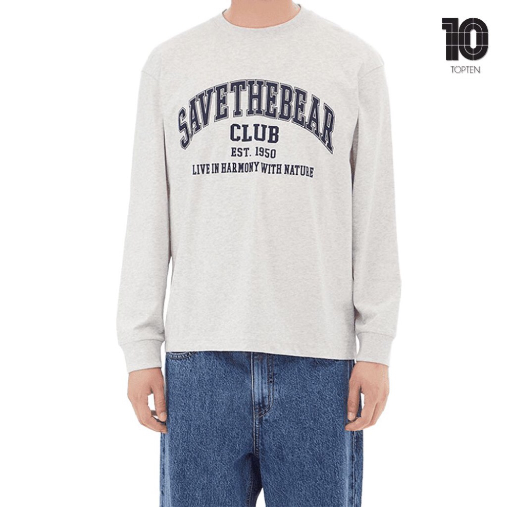OVERSIZE LONG SLEEVE T-SHIRT TOPTEN GRAPHIC