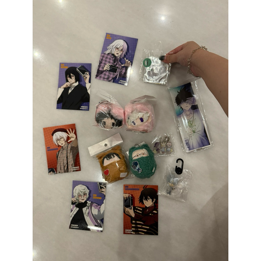 Bungou Stray Dogs Limited Card Black Clover Original Japan Acrylic Akrilik Stand Sakamoto days Haiky