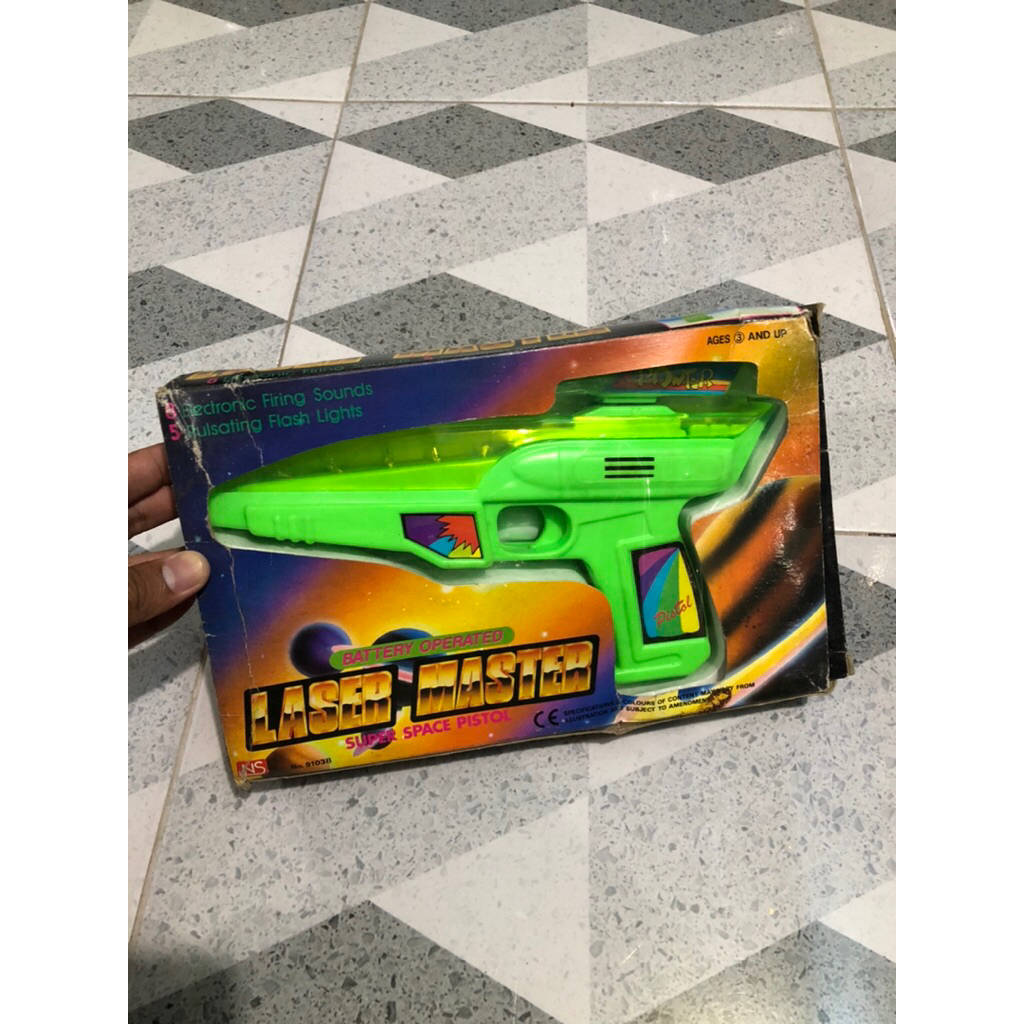Mainan jadul laser gun 90an