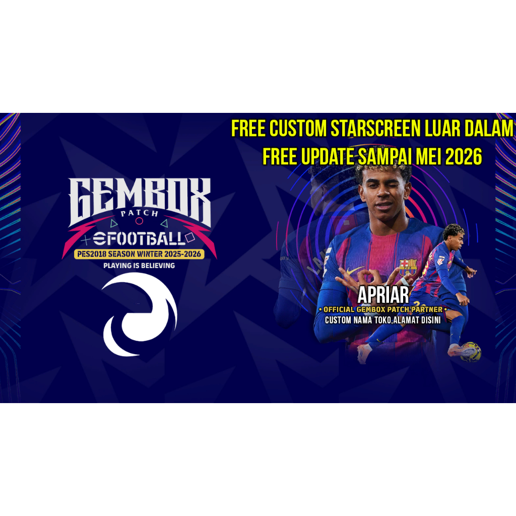 GAME PS3 Gembox PES Efootball Terupdate Free Update