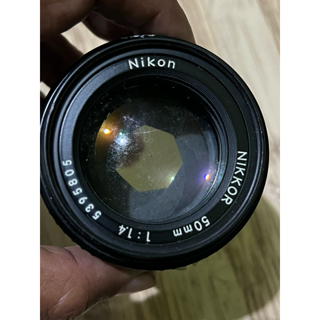 Lensa Nikon Nikkor 50mm 1:14 vintage